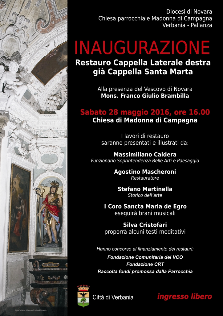 inaugurazione restauri madonna di campagna