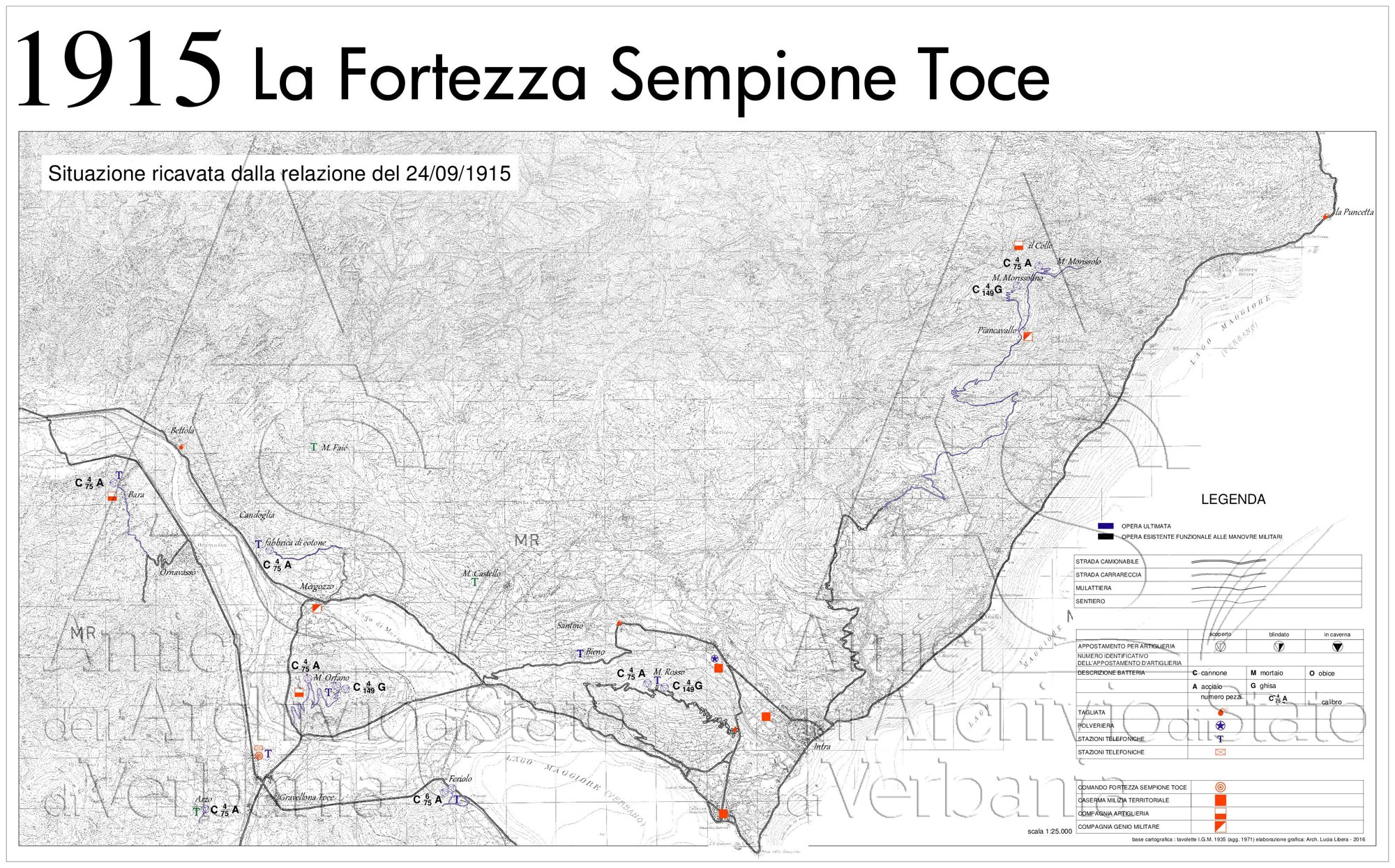 1915 La Fortezza Sempione Toce