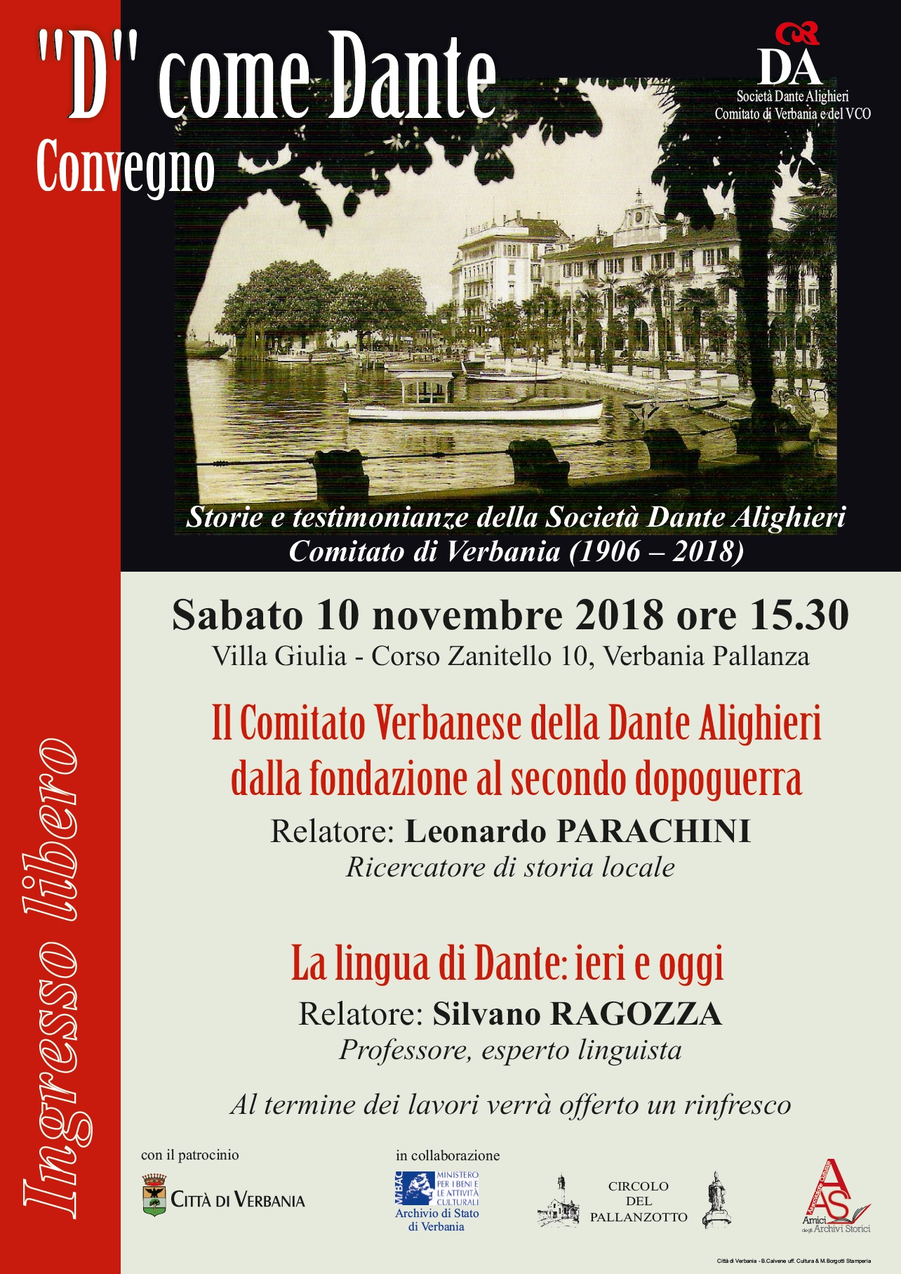 Verbania. D come Dante