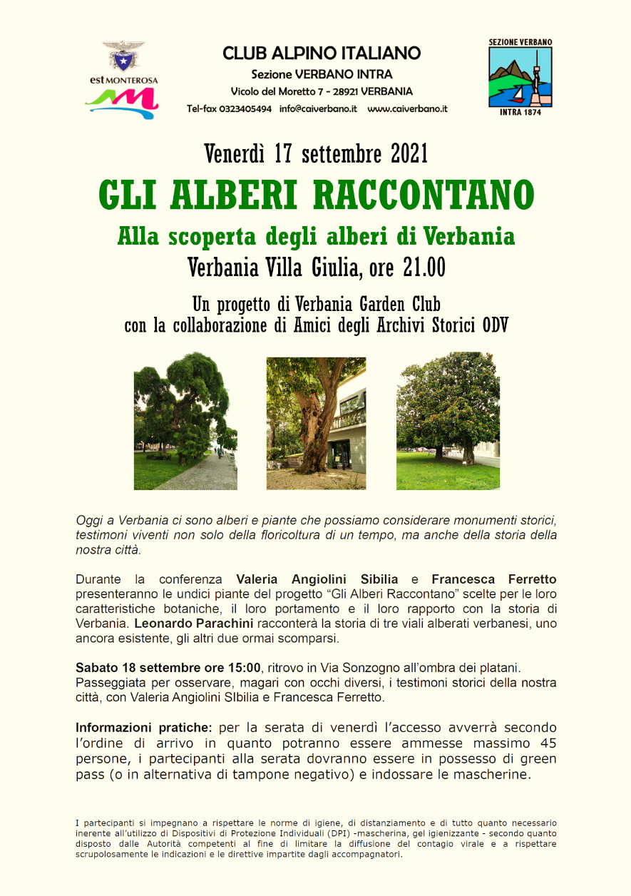 Gli alberi raccontano Verbania